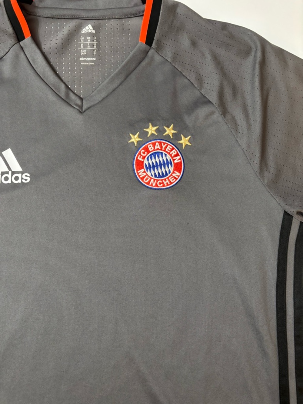 Adidas FC Bayern Munich Gray Away Jersey size medium - Picture 2 of 7